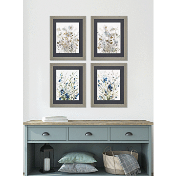 Little Bluebells Ii By Asia Jensen - Framed Art