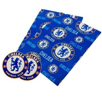 Chelsea Fc Text Gift Wrap