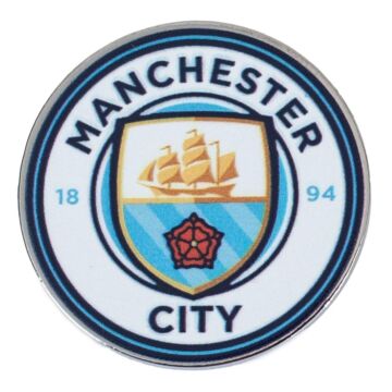 Manchester City Fc Club Crest Pin Badge