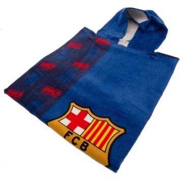 Fc Barcelona Kids Hooded Poncho