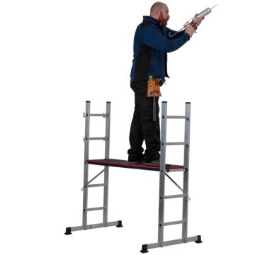 Combination Ladder 5 In 1 With Platform - 7101518