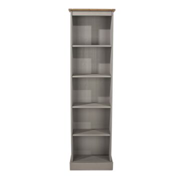 Corona Grey Tall Narrow Bookcases