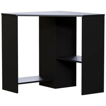 Vida Designs Hetton Corner Computer Desk, Black