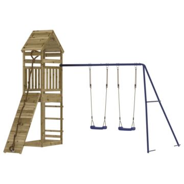 Vidaxl Outdoor Playset Impregnated Wood Pine