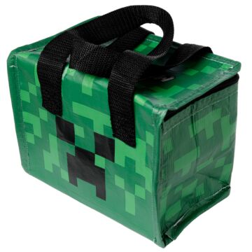 Minecraft Creeper Rpet Recycled Plastic Bottles Reusable Lunch Box Cool Bag