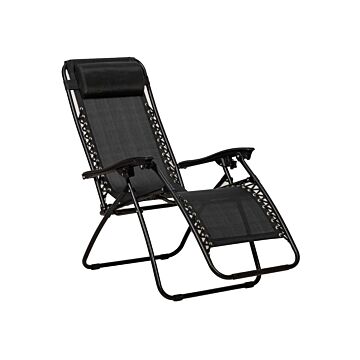 Royalcraft Black Zero Gravity Relaxer With Drinks And Phone Holder - 2pcs In A Box