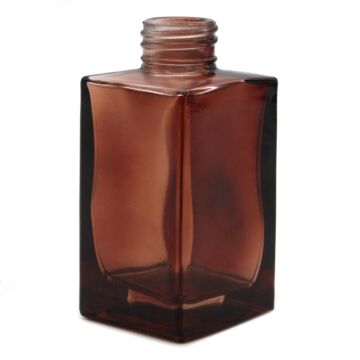 100ml Square Long Reed Diffuser Bottle - Amber