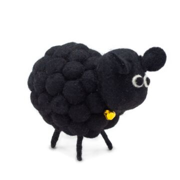 Little Felt Sheep - Black