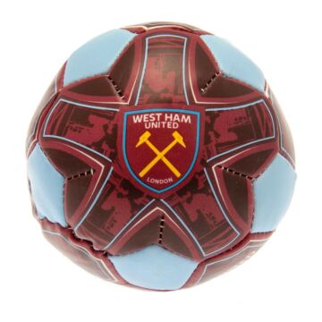 West Ham United Fc 4 Inch Soft Ball