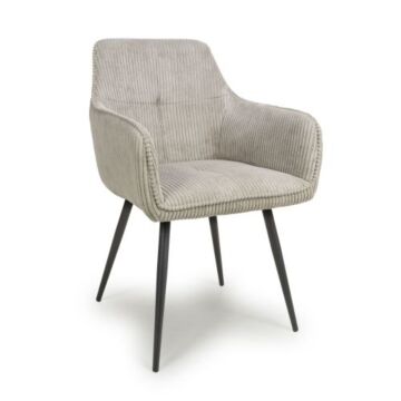 Denver Corduroy Mink Dining Chair