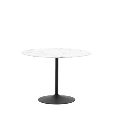Fielding Dining Table White Effect 1100x1100x750mm