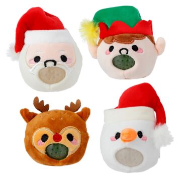 Fun Kids Squeezy Polyester Toy - Festive Friends Christmas