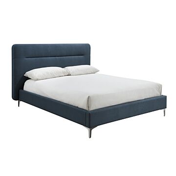 Finn Double Bed Steel Blue