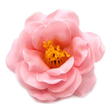 Craft Soap Flower - Camellia - Light Pink - Pack Of 10