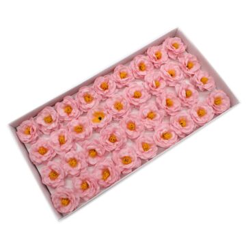 Craft Soap Flower - Camellia - Light Pink - Pack Of 10