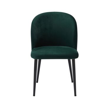 Zara Dining Chair Green (pack Of 2)