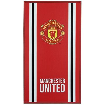 Manchester United Fc Core Stripe Towel