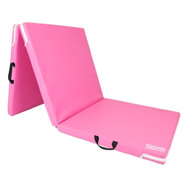 Komodo Tri Folding Yoga Mat - Pink