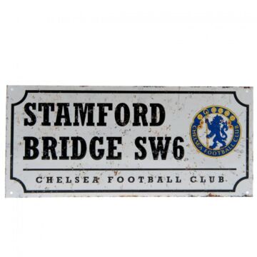 Chelsea Fc Retro Street Sign