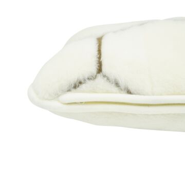 Cashmere Wool Pillow - Natural Hex 40x80cm