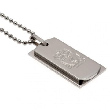 Liverpool Fc Double Dog Tag & Chain