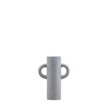 Sigga Vase Small Light Grey 145x65x195mm