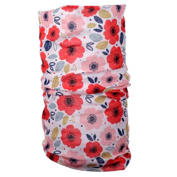 Poppy Fields Neck Scarf Face Covering