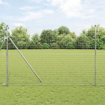 Vidaxl Fence Posts 52 Pcs Ø32 Mm 210 Cm Galvanised Steel