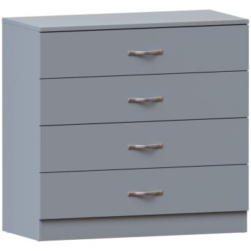 Vida Designs Riano 4 Drawer Chest, Grey