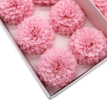 Craft Soap Flower - Small Chrysanthemum - Light Pink - Pack Of 10