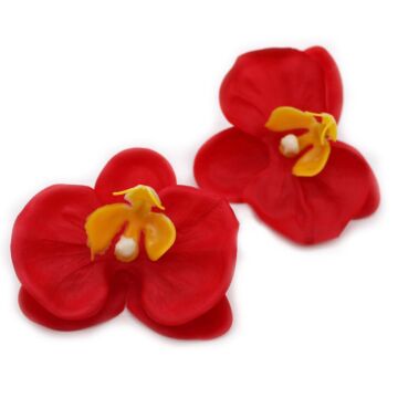 Craft Soap Flower - Paeonia - Red - Pack Of 10