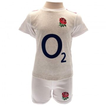 England Rfu Shirt & Short Set 9/12 Mths Gr