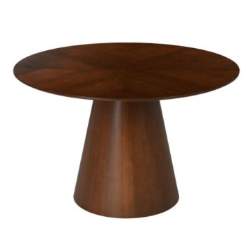 Claremont 1.2m Round Walnut Dining Table