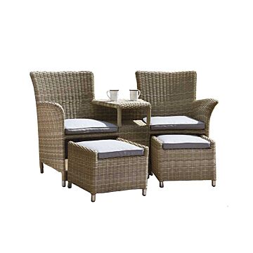 Wentworth Companion Set With Pull-out Footstools Including Cushions