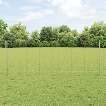 Vidaxl Fence Posts 11 Pcs U-channel 80 Cm Galvanized Steel, Vidaxl Field Fence 0.8x100 M Galvanised Steel