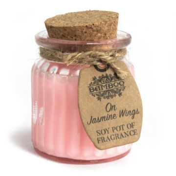 On Jasmine Wings Soy Pot Of Fragrance Candles (pack Of 2)
