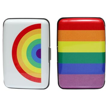Contactless Protection Card Holder Wallet - Somewhere Rainbow