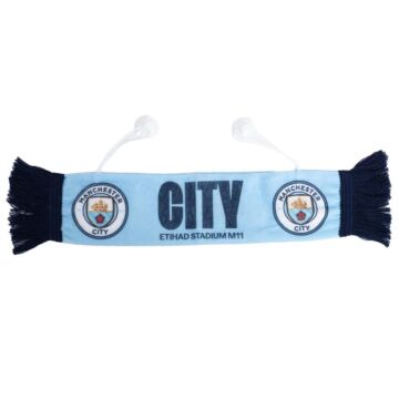 Manchester City Fc Mini City Car Scarf