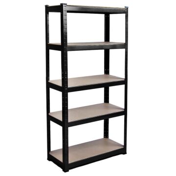 Home Vida 5 Tier Garage Shelf, Black