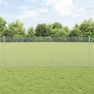 Vidaxl Fence Posts 11 Pcs U-channel 80 Cm Galvanised Steel, Vidaxl Hexagon Fence 0,8x100 M Galvanised Steel