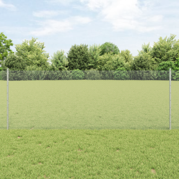 Vidaxl Fence Posts 11 Pcs U-channel 80 Cm Galvanised Steel, Vidaxl Hexagon Fence 0,8x100 M Galvanised Steel