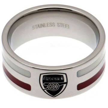 Arsenal Fc Colour Stripe Ring Large