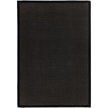 Sisal 240x340cm Black/black