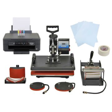 5 In 1 Heat Press & Epson Printer