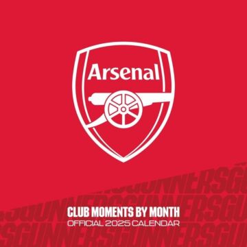 Arsenal Fc Legends Square Calendar 2025