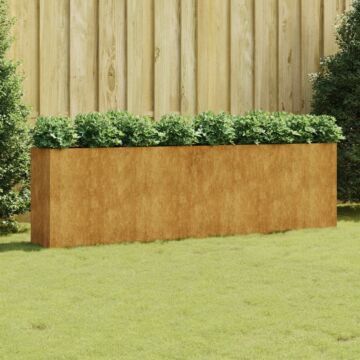 Vidaxl Garden Raised Bed 280x40x80 Cm Corten Steel