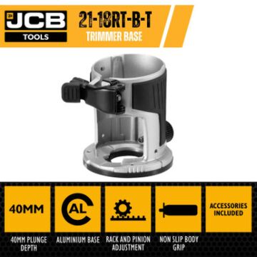 Jcb Router 'trimmer' Base Accessory | 21-18rt-b-t