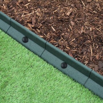 Flexible Lawn Edging Green 1.2m X 30
