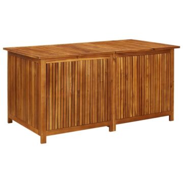 Vidaxl Garden Storage Box 150x80x75 Cm Solid Acacia Wood