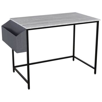 Vida Designs Brooklyn Large Computer Desk, Grey